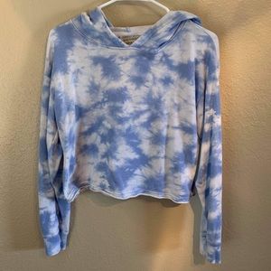 Tie Dye Crop Hoodie